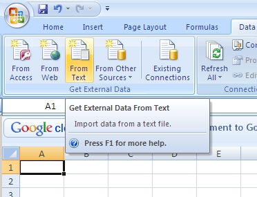 Excel 2010 Import Multiple Csv Files